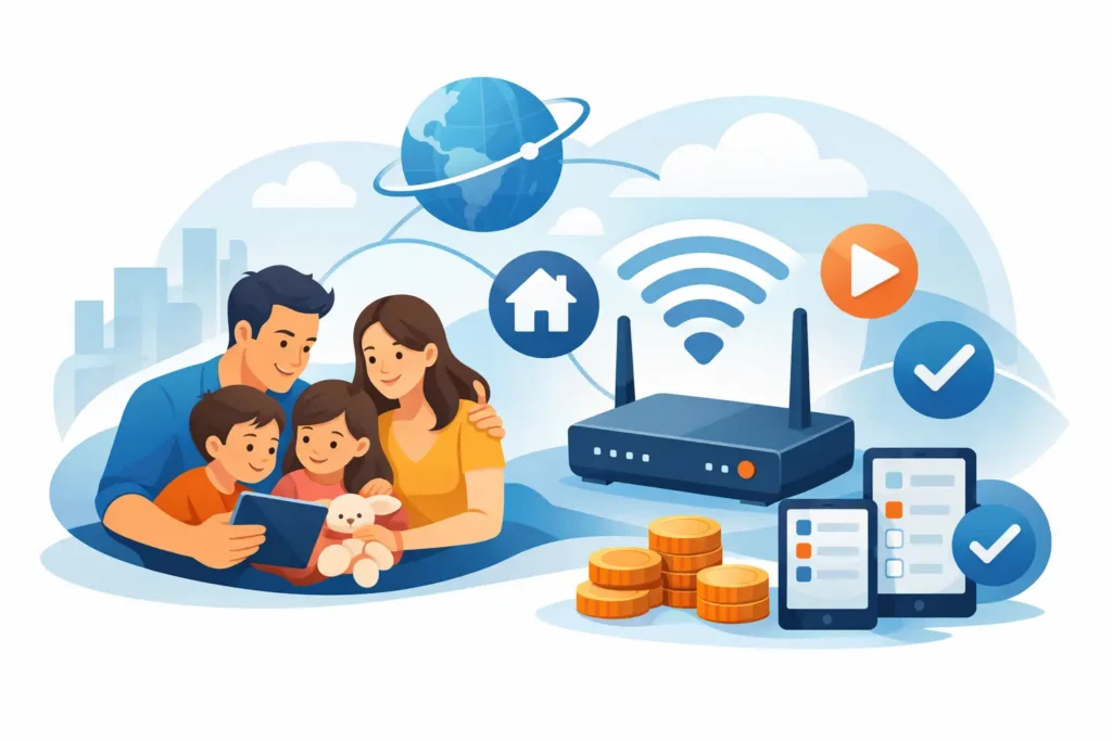 Migliori offerte internet famiglia: come sceglierle